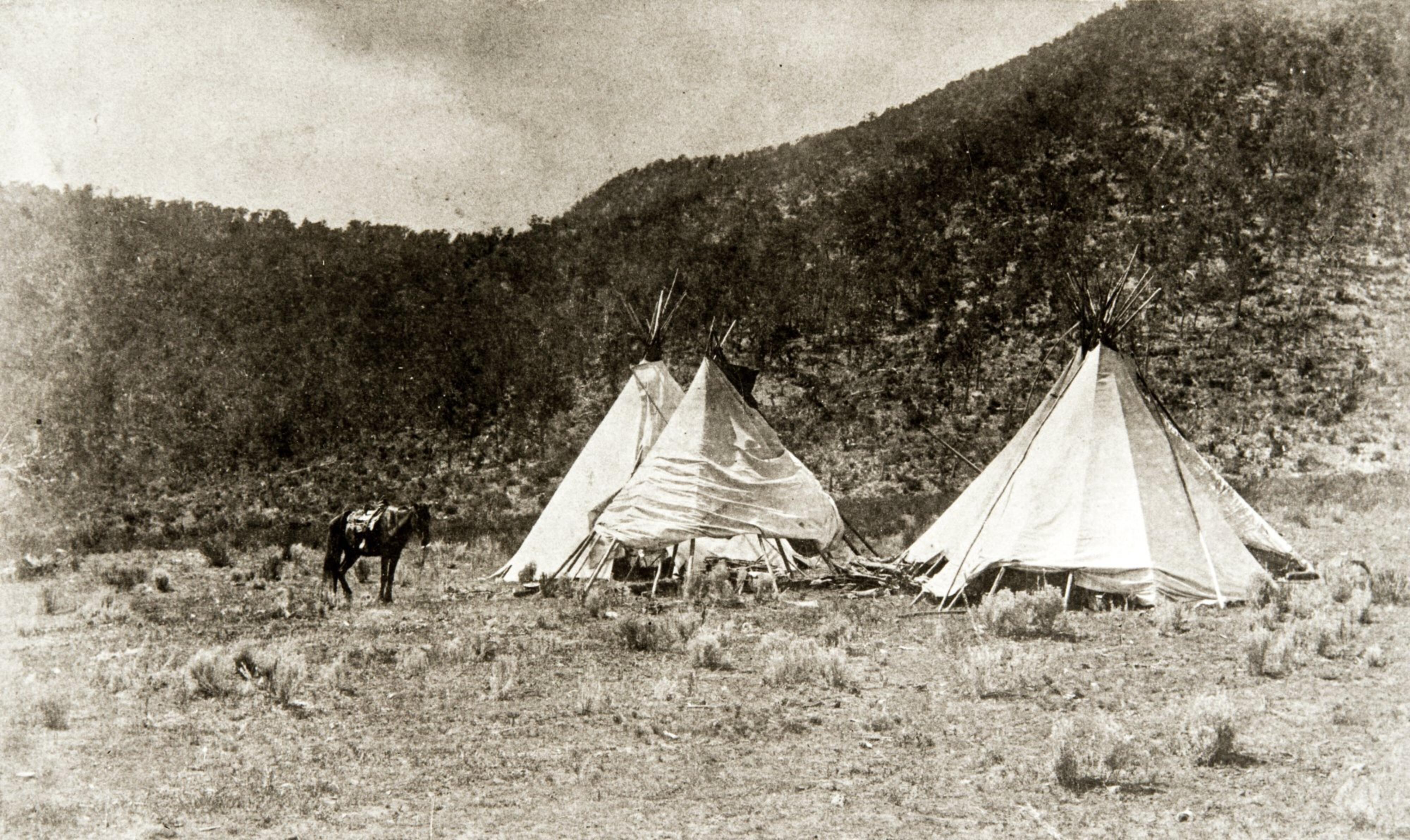 Mescalero Camp / Unknown Gilcrease Museum